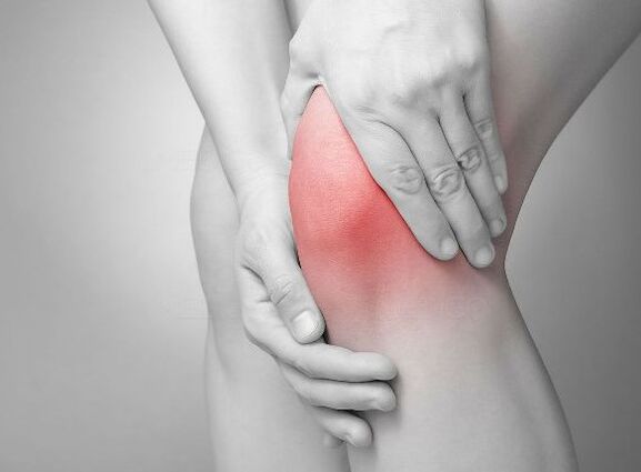The pain of the knee
