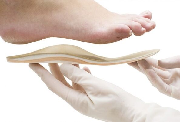 orthopedic insole for knee arthrosis